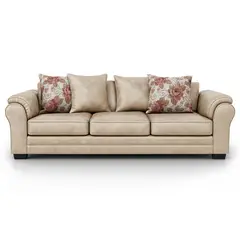 AMERICA DECORA - Sofá 4 Cuerpos XL Con Resorte Estructural Grandón Envejecido