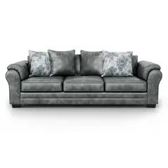 AMERICA DECORA - Sofá 4 Cuerpos XL Con Resorte Estructural Grandón Envejecido