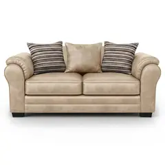 AMERICA DECORA - Sofá 3 Cuerpos XL Con Resorte Estructural Grandón Envejecido