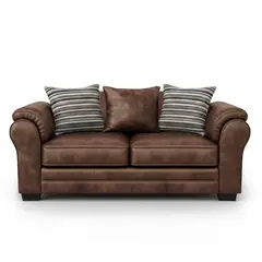 AMERICA DECORA - Sofá 3 Cuerpos XL Con Resorte Estructural Grandón Envejecido