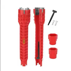 GENERICO - LLAVE AJUSTABLE GASFITERIA MULTI USO FLEXIBLE DESAGUE COCINA