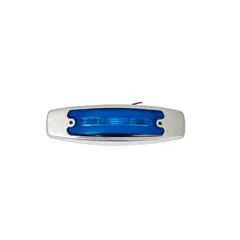 STARK - FOCO LATERAL LED AZUL HALO 12 Y 24 VOLTS