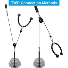 MUNDO MAGIA - Home Triceps Pulley Set Tricep Rope Accessories