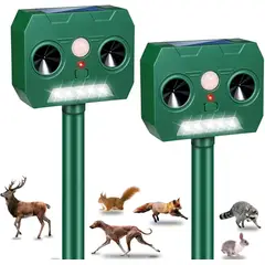 MOVI - REPELENTE DE ANIMALES ULTRASONICO CON PANEL SOLAR