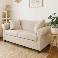 MBC - Sofá 2 Cuerpos New Barcelona Lino Beige