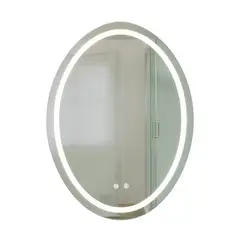 JOYTEK - Espejo Ovalado Touch con Luz Led 3 colores 60 x 80 cm