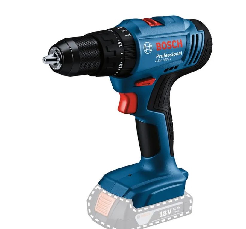 Taladro Percutor Atornillador Gsb 183 SOLO a $103.990