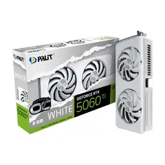 GENERICO - Palit RTX 5060 Ti WHITE OC 8GB GDDR7 128bit 3-DP HDMI