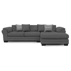 AMERICA DECORA - Sofá Seccional Derecho 5 Cuerpos XL Con Resorte Estructural Grandón Chenille.