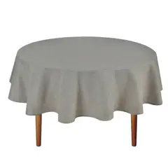 OEM - Mantel De Hule Plastico Mesa Redondo Color 140cm