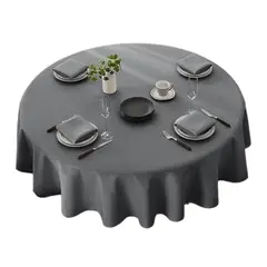 OEM - Mantel De Hule Plastico Mesa Redondo Color 140cm