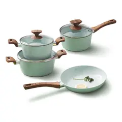 ILKO - Bateria Ceramica 7 Piezas Granito Menta