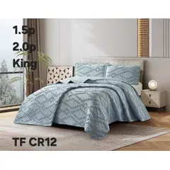 GENERICO - Cubrecama - Cobertor Quilts de Verano 2,5 plazas - King