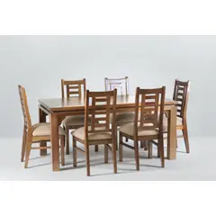 GENERICO - Juego De Comedor De Madera Branson 6 Sillas