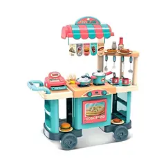 GENERICO - JUEGO CARRITO DE COMIDA RAPIDA FAST FOOD