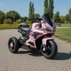 BEBESIT - Trimoto MotoGP Niñas Infantil 6V a Batería Rosa