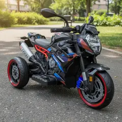 BEBESIT - Trimoto V9 Supersport Niños Infantil 12V a Batería Rojo