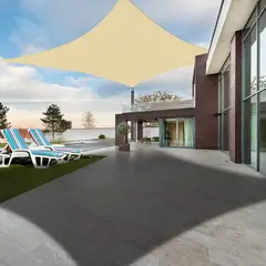 GENERICO - Toldo Vela rectangular Jardin terraza 6x8