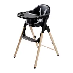 CARESTINO - Silla de Comer Baku Negro