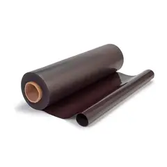 CURSOR - Lámina Iman Rollo Magnético Base Café 0.3mm 0.61 Cm X1 Metro