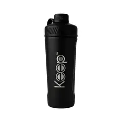 KEEP - SHAKER METÁLICO NEGRO 950ML -