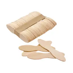 GENERICO - Mini Cuchara Paleta para Helados de Madera Pack 50 Unid
