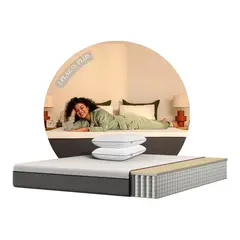 EMMA - Combo Confort Premium 2 Plazas Plus + 2 Almohadas Diamond Memory Foam