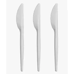 GENERICO - Pack de 100 cuchillos de plastico