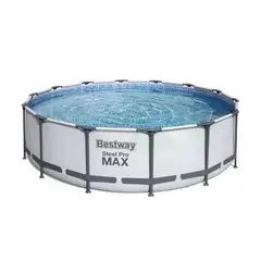 BESTWAY - SET PISCINA REDONDA STEEL PRO MAX CON FILTRO 427M X 107M