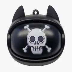 FIDDLER - AUDÍFONO BLUETOOTH SKULL ROLLING FACE NEGRO FD-G05DC
