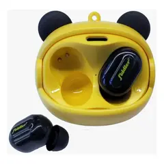 FIDDLER - AUDÍFONO BLUETOOTH ROLLING FACE EMOJI AMARILLO FD-G05DE