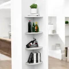 GENERICO - Esquinero Flotante De 4 Niveles Decorativo Multifuncional