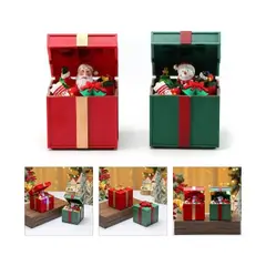 GENERICO - Cajas De Regalo Decorativas Luz Led Adorno Árbol Navidad Surtido