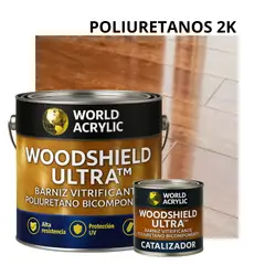 WORLD ACRYLIC - WOODSHIELD ULTRA™ VITRIFICANTE POLIURETANO 2K A+B Galon