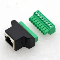 EON - Adaptador De Red Rj45 A Terminal De 8 Bits