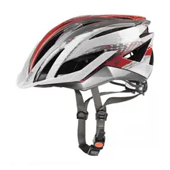 360 - Casco Ciclismo Mtb Uvex Ultrasonic Silvered 55-58