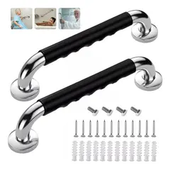 EVERSO - 2ps Barras Agarradera De Seguridad Baños Apoyo Acero Inox