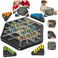GENERICO - Ajedrez Triangulo Juego de mesa De Estrategia NIÑOS FAMILIA