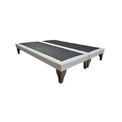 GENERICO - Base de cama europea king henko color lino crudo