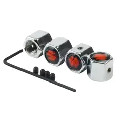 GENERICO - Set 4 Tapa Valvulas Anti Robo para Suzuki