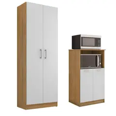 MOVELARIA - Combo Mueble para Microondas Orion y Alacena K0220