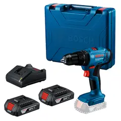 BOSCH - Taladro Atornillador Gsb 183-li + 2 Bat 2 Ah + Maleta