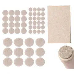 GENERICO - Pack Alfombrillas Adhesivas de fieltro Topes protector de muebles