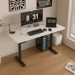 HOMER DESIGN - Escritorio Altura Ajustable Eléctrico 120cm Profesional