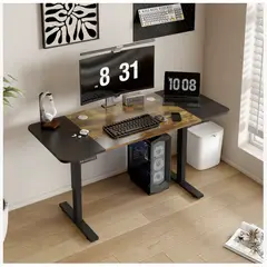 HOMER DESIGN - Escritorio Altura Ajustable Eléctrico 120cm Profesional duo