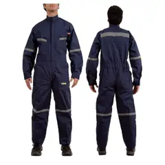 WINDSOR - Overol Poplin Ccinta Certificado AZUL