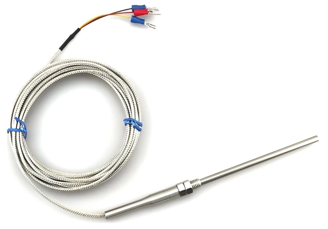 Sonda Temperatura Pt100 Rtd 2mt -50-400°c Para Termostato