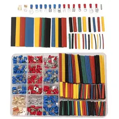 GENERICO - Kit de Terminales y Tubos Termoretráctiles para Conexiones Eléctricas