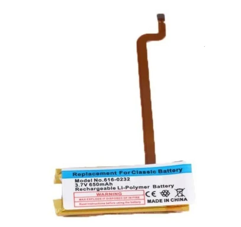 Batería Compatible para Ipod Classic 650mah 616-0232