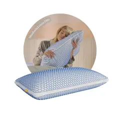EMMA - Pack de 2 Almohadas Elite Tecnología Air-Grid® Microfibra 70X40 Cm Emma
